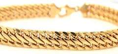 Lovely 14K YG Italian Made Woven Link Bracelet