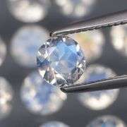 Matched! Faceted! 5.01ct blue flashing Moonstone set!