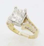 GIA Certified 3.87CTW Earth Mined Diamond Ring