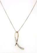 Tiffany & Co L initial pendant on chain