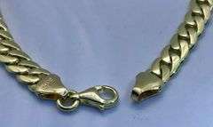 14K Yellow Gold Miami Cuban Link Bracelet