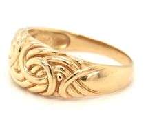 Byzantine Inspired 14K YG Dome Ring