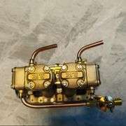 Vintage Style Twin-Cylinder Steam Engine