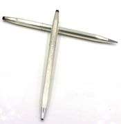 Cross set of silver pen pencil