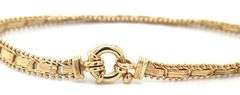 Popular 14K YG Riccio link Bracelet