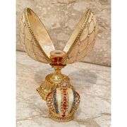 24kt Gold Fabergé Style Jeweled Crown Egg 333 Austrian Crystals