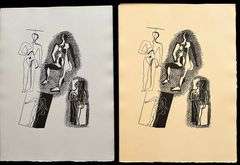 Investment! Original Picasso woodcuts collection, Paris 1955. Portfolio with with 22 woodcuts