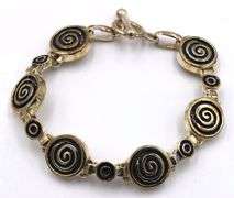 Vintage 925 sterling silver Mexican link bracelet
