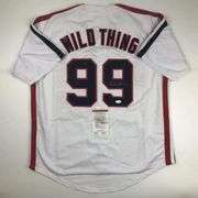 Charlie Sheen Signed "Wild Thing" Movie Jersey