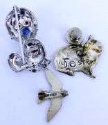 3 Vintage Sterling Silver Pins