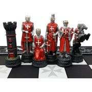 Medieval Crusades Knights Chess Set
