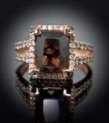 LeVian 14K Rose Gold Smoky Quartz Ring