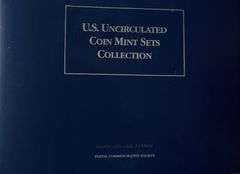 US Uncirculated Coin Mint Sets Collection. Postal Conn Society