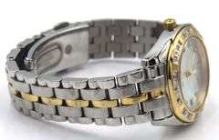 Citizen Solar Analog mother of pearl diamond dial watch