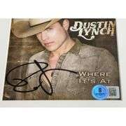 Dustin Lynch "Where It’s At" Signed & Framed CD