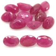 Rare heated only 9.83ct Ruby set from Madagascar
