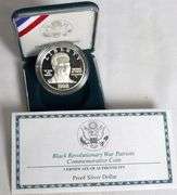 1998 Black Patriots Silver Dollar Set with Box and Papers