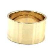14kt Yellow gold 12.5mm wide band