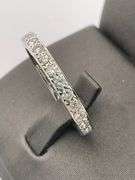 CERTIFIED BRAND NEW  14K WHITE GOLD DIAMOND BAND