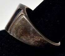 Sterling Silver Tiger's Eye Gemstone Men's Ring