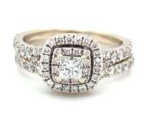 Neil Lane 14K WG 2 Pc. Diamond Halo Set
