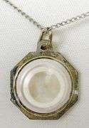 Vintage Authentic Enameled Lourdes Medal