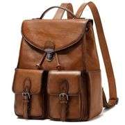 Leather Backpack Grain Italian Leather