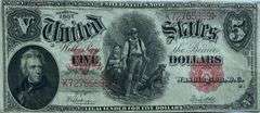 Sharp $5 Series 1907 Axe Man US Note