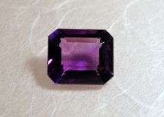 Classic Natural Amethyst Octagon - 5.37 cts.