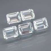 Gorgeous 7.03ct untreated 8x6mm Aquamarine set