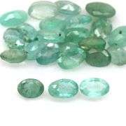 Bright emerald green 6.77ct 22pc Emerald set