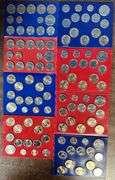 Super lot of 4 Different Full Mint Sets from 2007 to 2013 Dollar Sets
