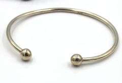 Group lot of 5 cuff bangles in 925 sterling silver