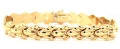 Stunning Stampatto 14K YG Bracelet
