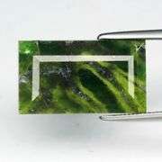 One of a kind! All natural! 6.60ct striped Tsavorite Garnet!!!