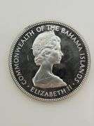 1971 Two Dollars, Sterling Silver Bahama Islands