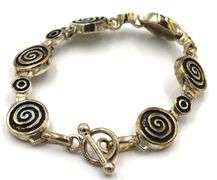 Vintage 925 sterling silver Mexican link bracelet