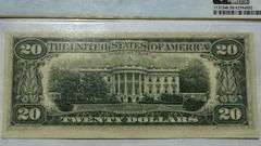 $20 1977 SF FRN PCGS 58 Overprint Misalignment Error