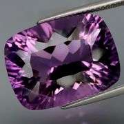 Concave flashing 16.43ct violet Amethyst