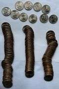 Lot of BU State Quarters including Rolls