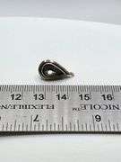 Great! Antique Russian from 1890's diamond on silver pendent.