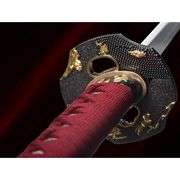 Traditional Japanese Katana Full Tang Clay-Tempered