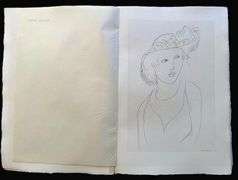 Investment! Matisse 50 dessins. With one signed etching by Matisse Par le soins de l'artiste, Paris 