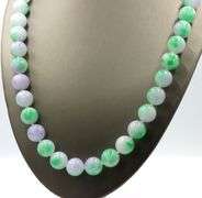 Jade Jadeite beaded long necklace
