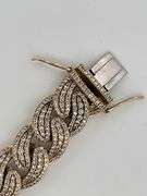 CERTIFIED 14K YELLOW GOLD MIAMI CUBAN LINK DIAMOND BRACELET