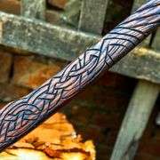 Hand-Forged Viking Axe Carbon Steel Bearded Blade