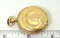 Beautiful 14K Multi-Color Gold Ladies Pocketwatch