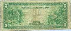 $5 Series of 1914 Note With an Interesting early wallet.