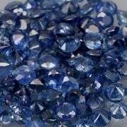 Heated only! 3.08ct top blue sapphire set