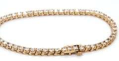 14kt Yellow gold 2.65ctw diamond tennis bracelet